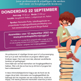 Donderdag 22 september is er in Aalten een informatiebijeenkomst over hoogbegaafdheid. Geef je op voor 12 september 2022!