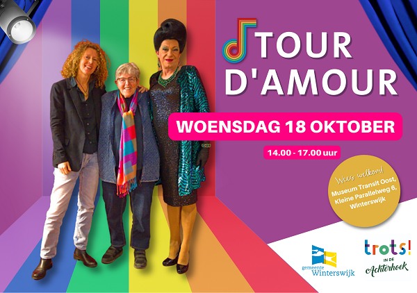 Tour d’Amour

Volgende week is het dan zover: een gratis interactieve voorstelling van Tour d’ Amour in Winterswijk.

Aandacht v…
