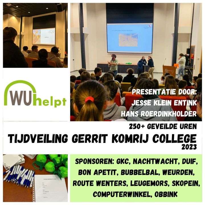 Wat een leuke middag! Op woensdag 22 november hebben we samen met het Gerrit Komrij College een heuse tijdveiling georganiseerd….
