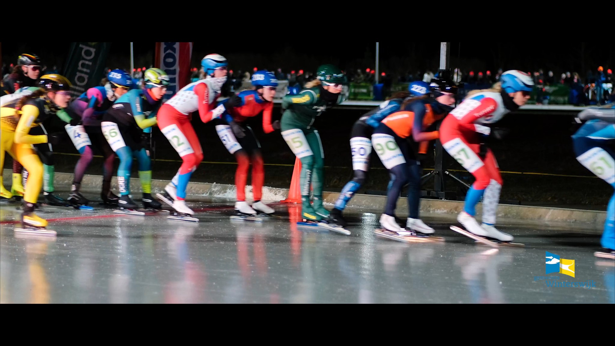 Nagenieten van de eerste schaatsmarathon in Winterswijk